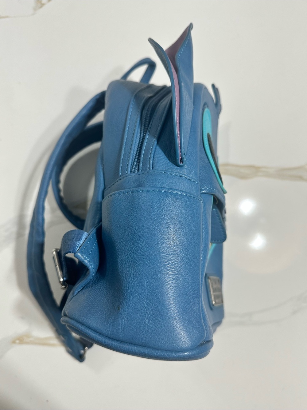 Loungefly Blue Stitch Character Mini Backpack - Picture 4 of 5